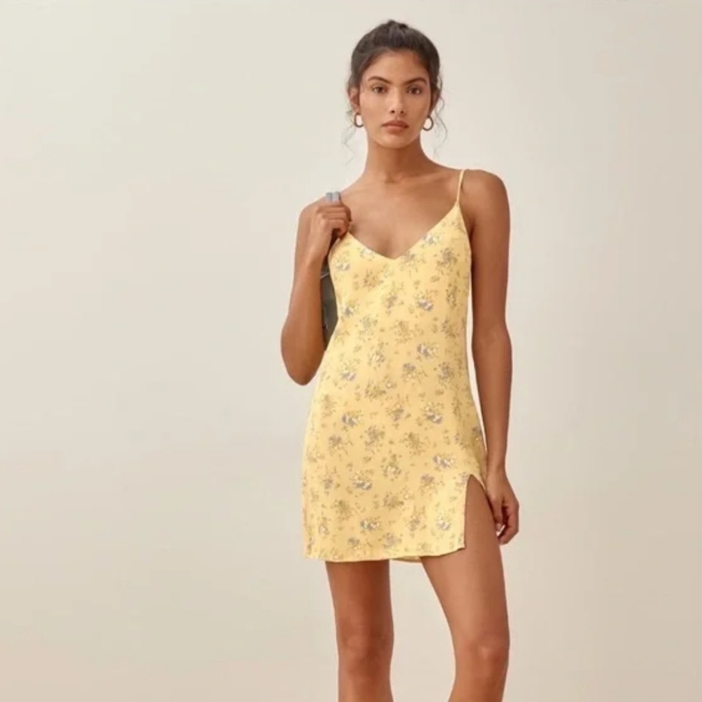 Reformation Mini Floral Dress